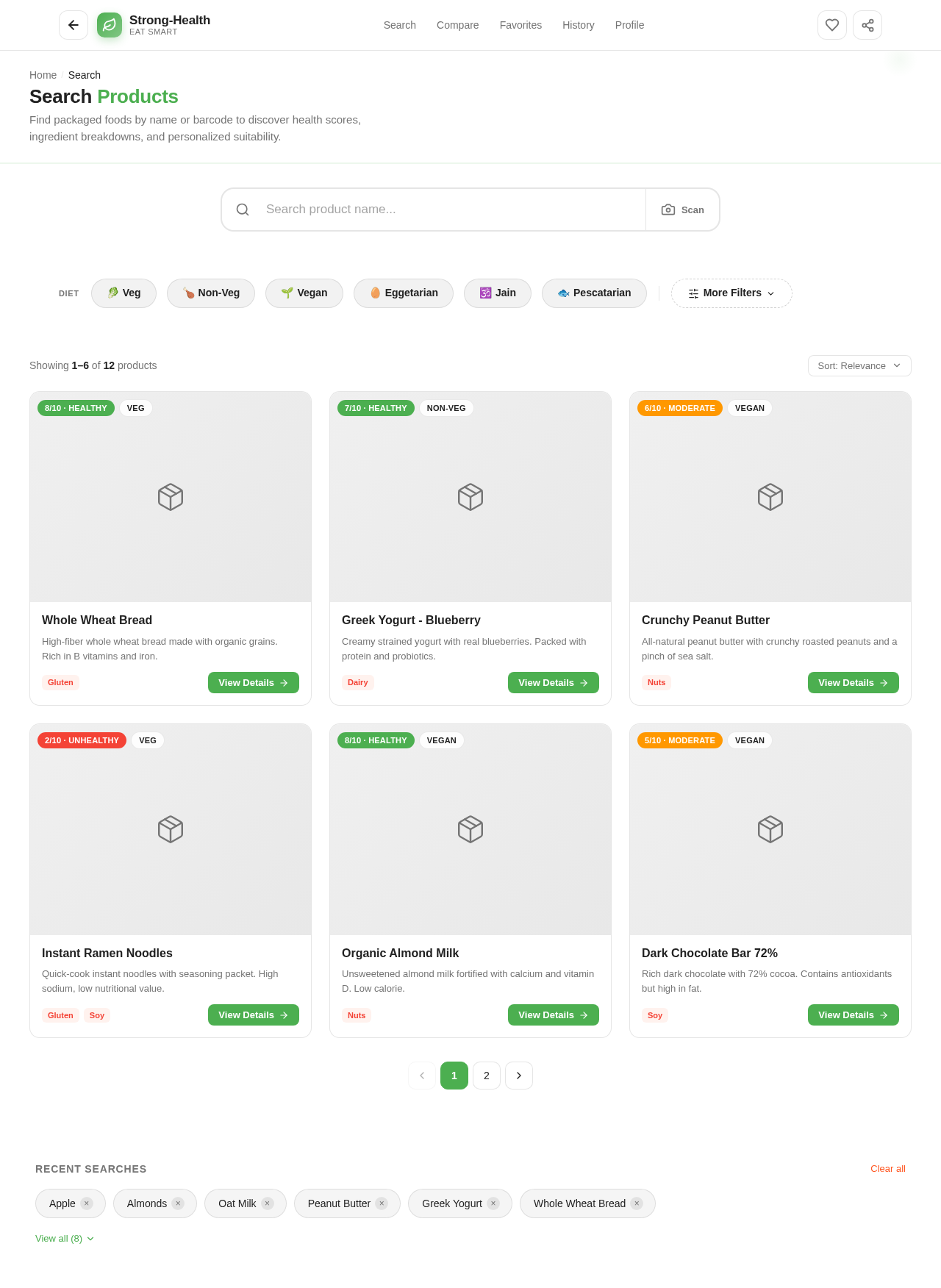 Search design preview