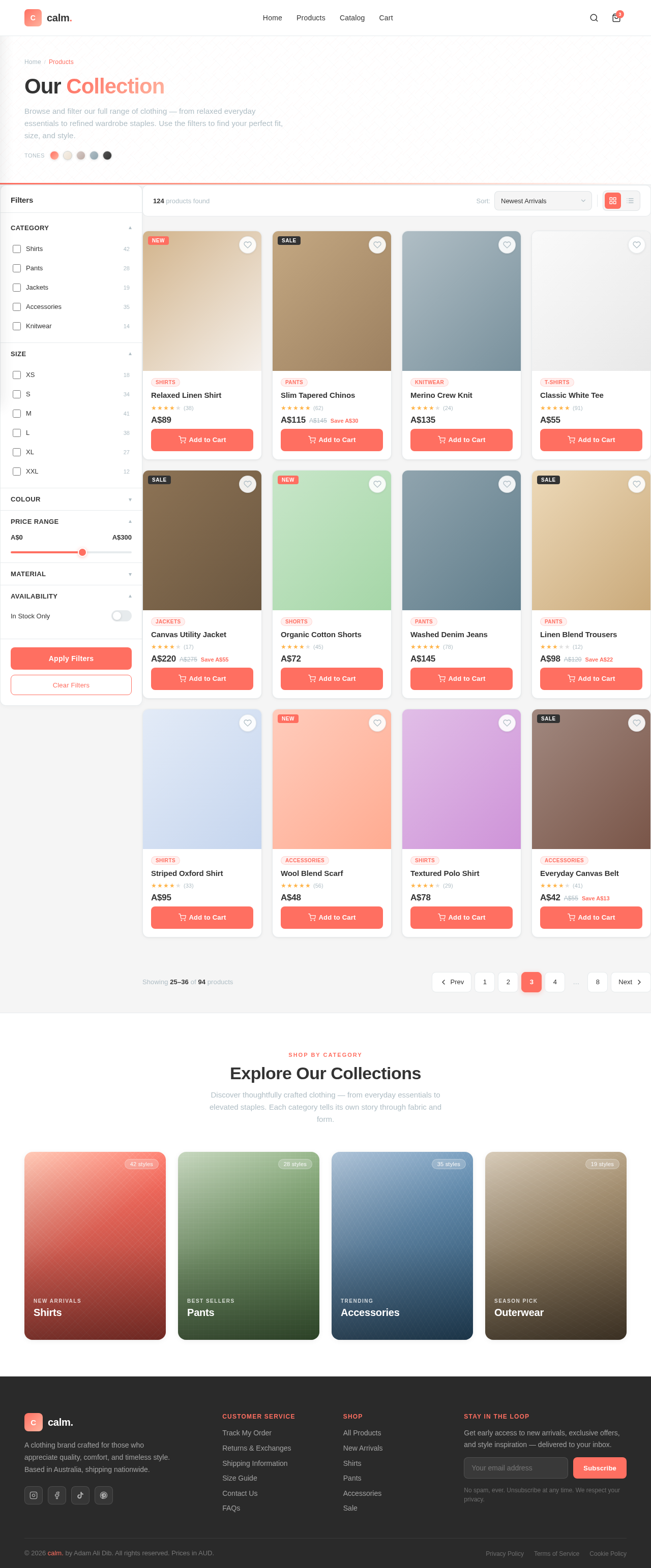 Products design preview