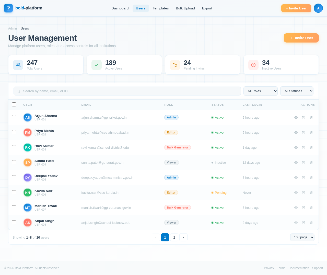 Users design preview