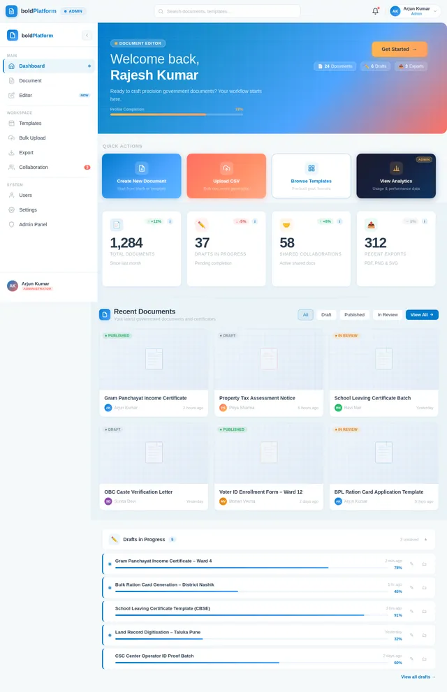 Dashboard