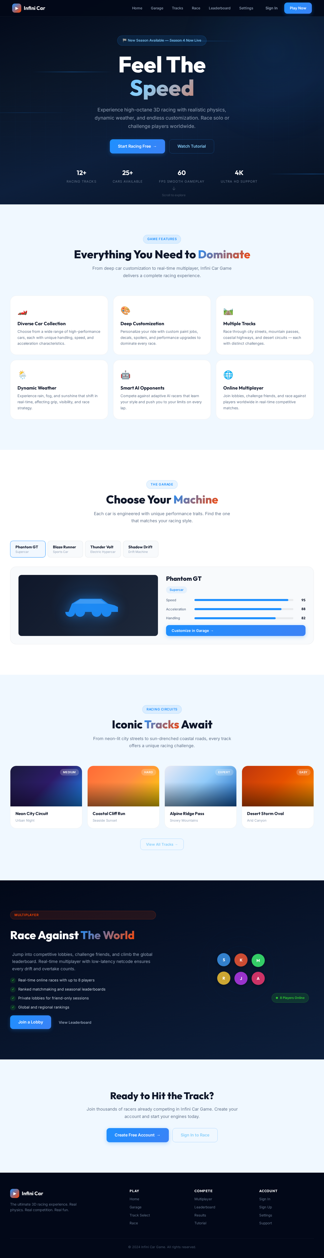 Landing design preview