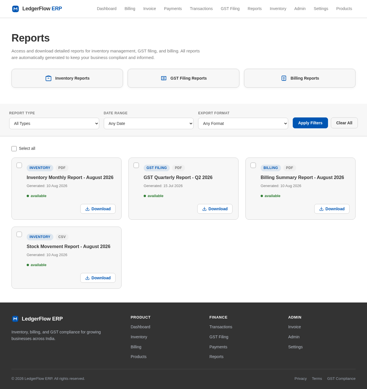 Reports design preview