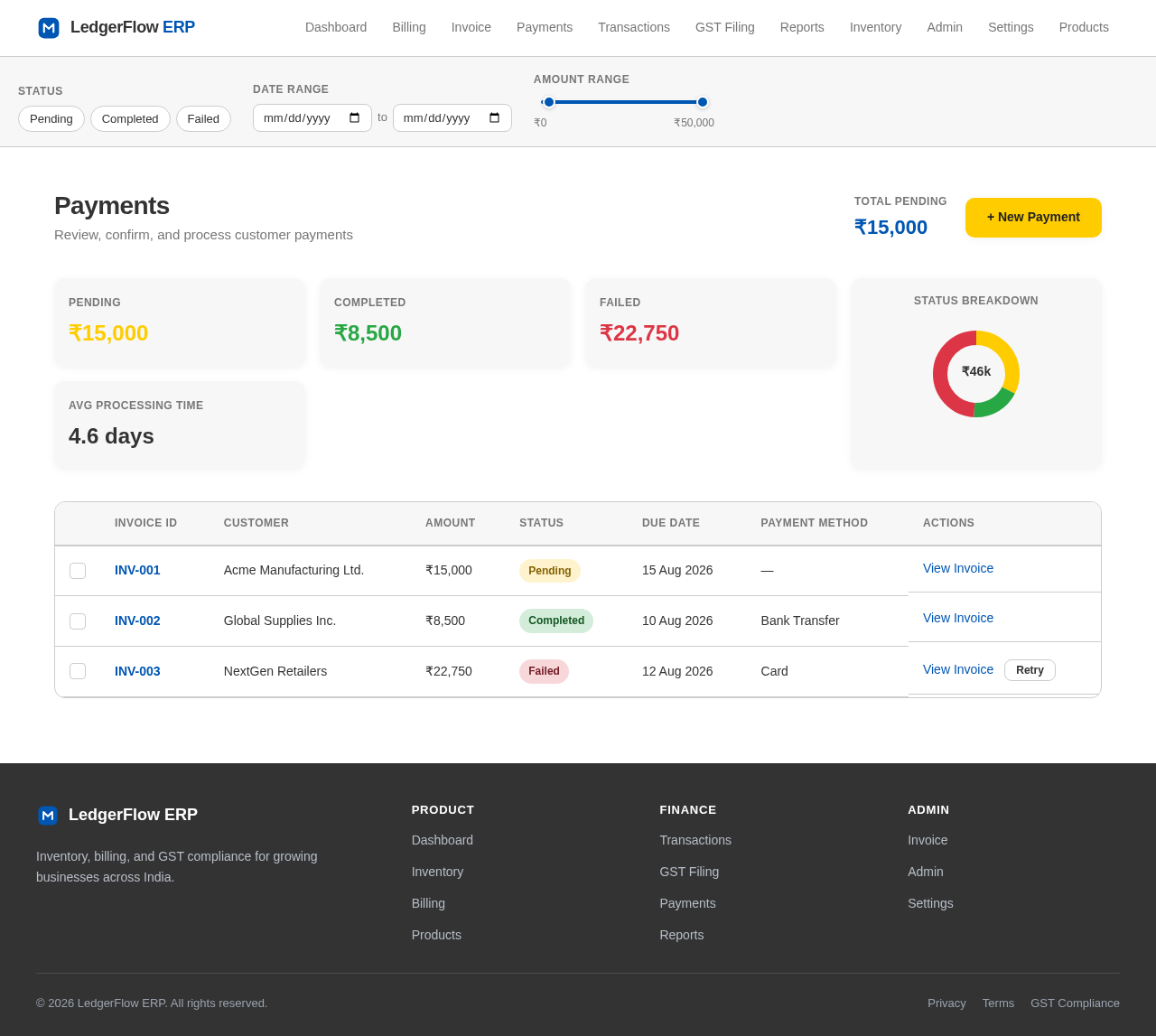Payments design preview