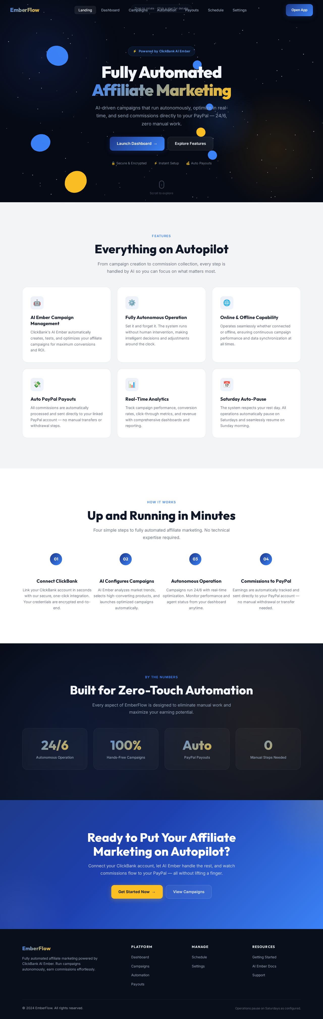 Landing design preview