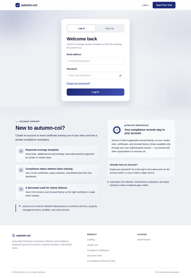 Authentication