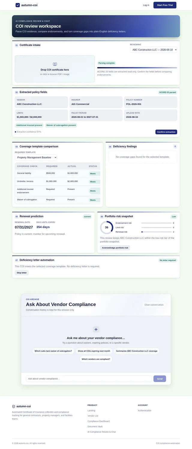 AI Compliance Review & Chat
