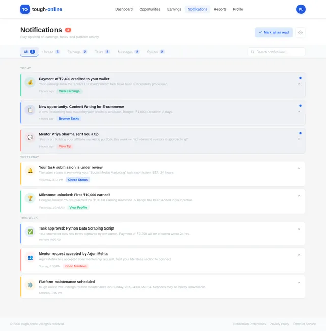 Notifications