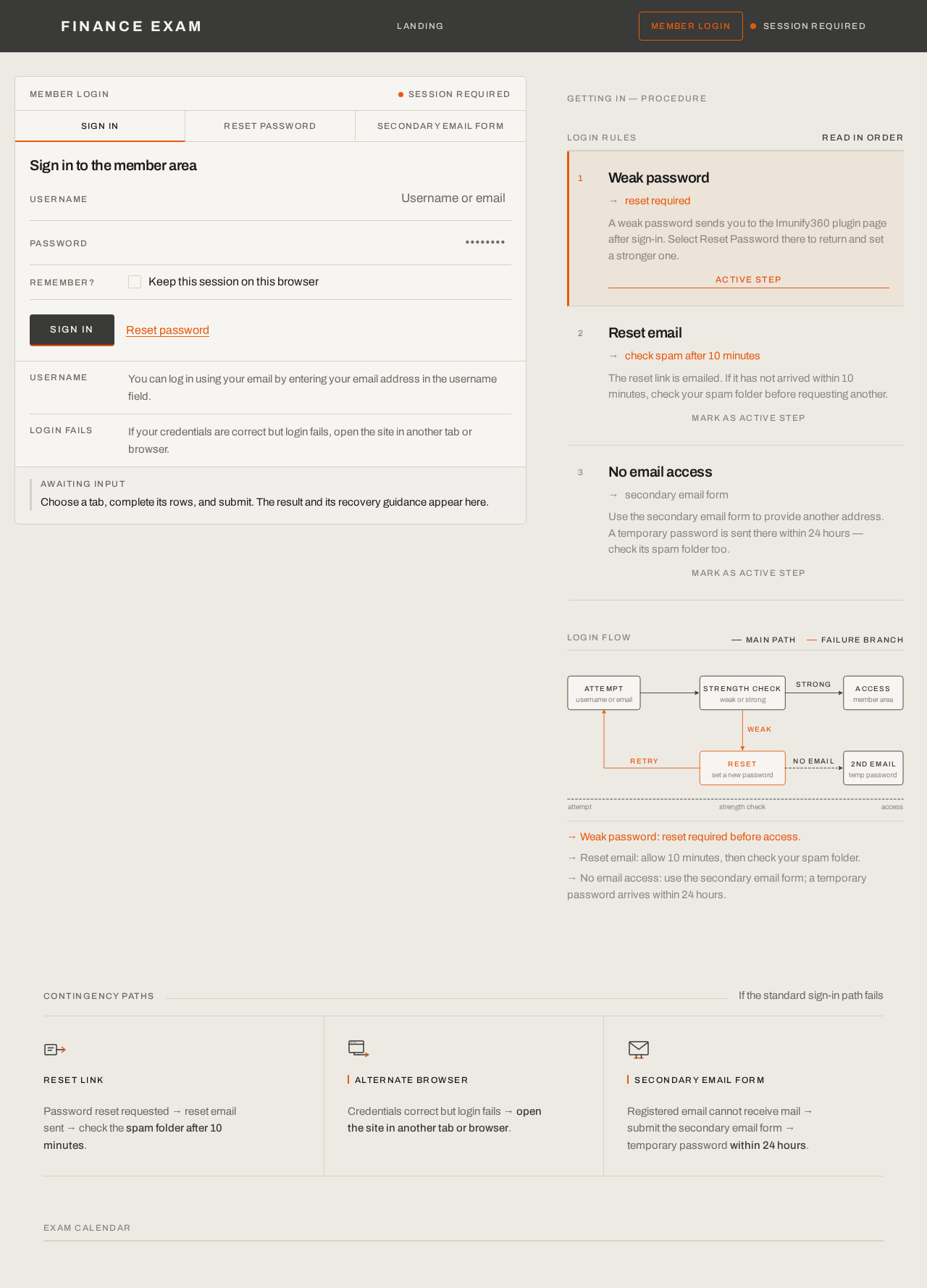 Landing design preview