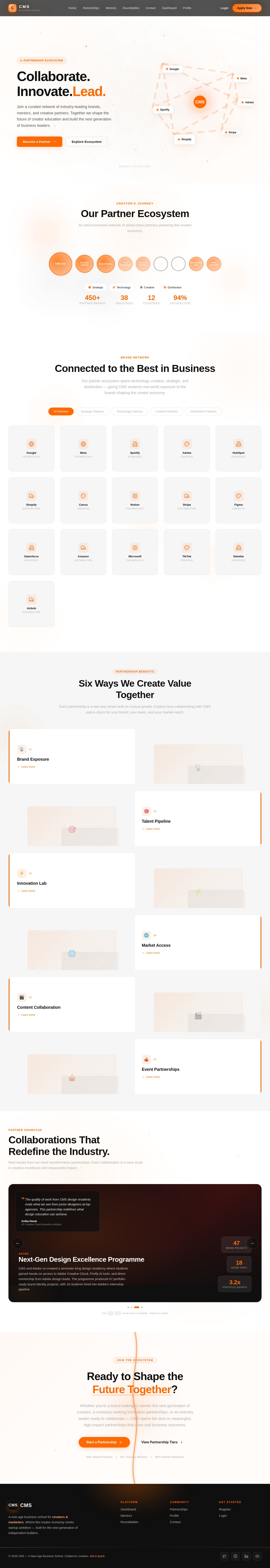 Partnerships design preview