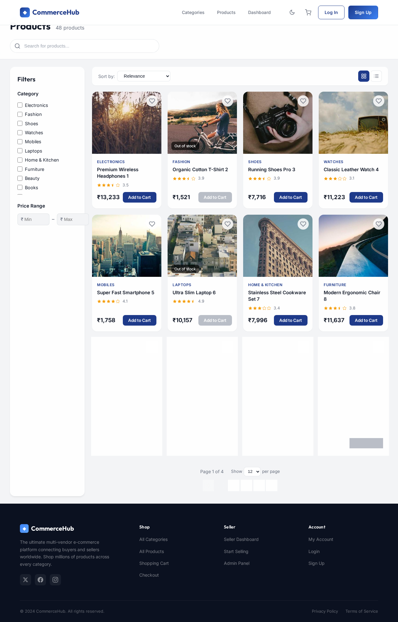 Products design preview