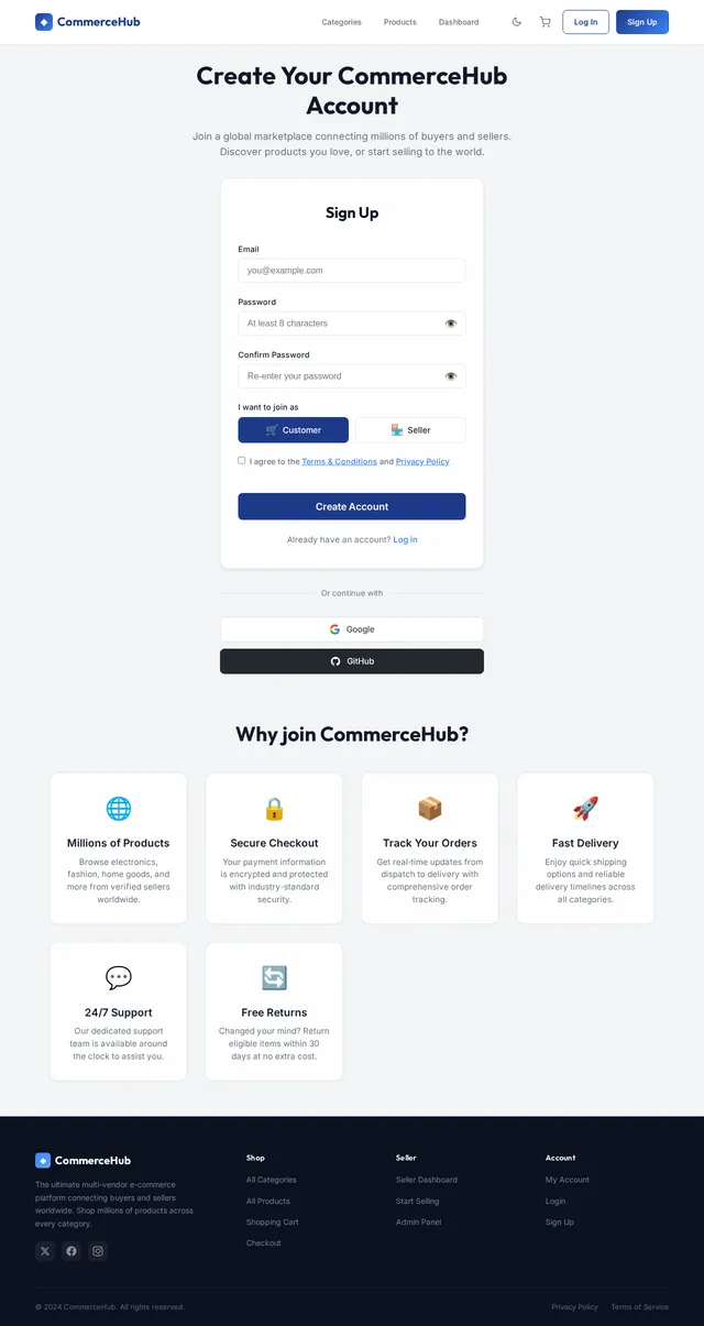 Signup