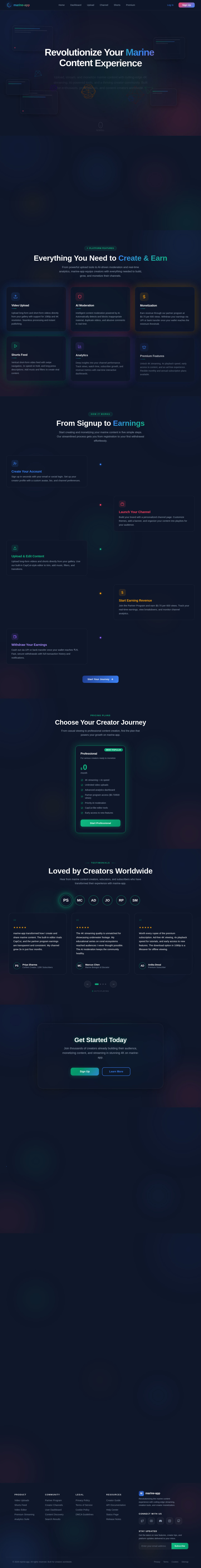 Landing design preview