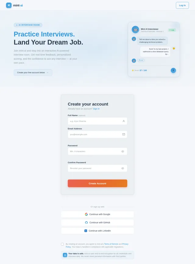 Signup
