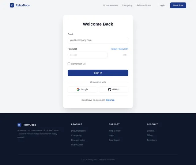 Login