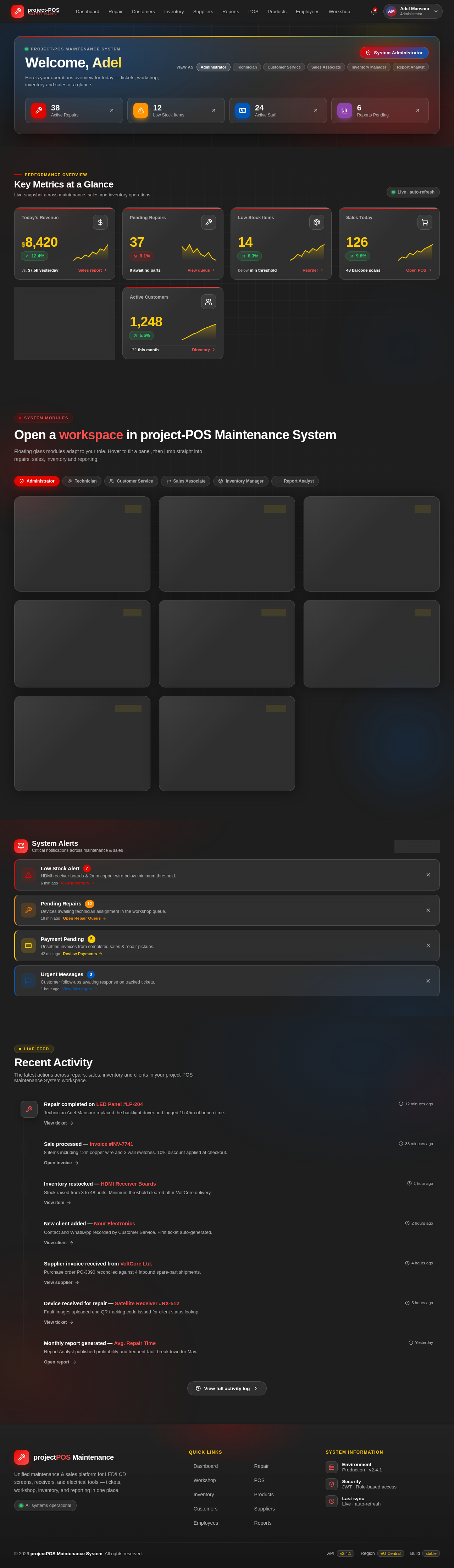 Dashboard design preview
