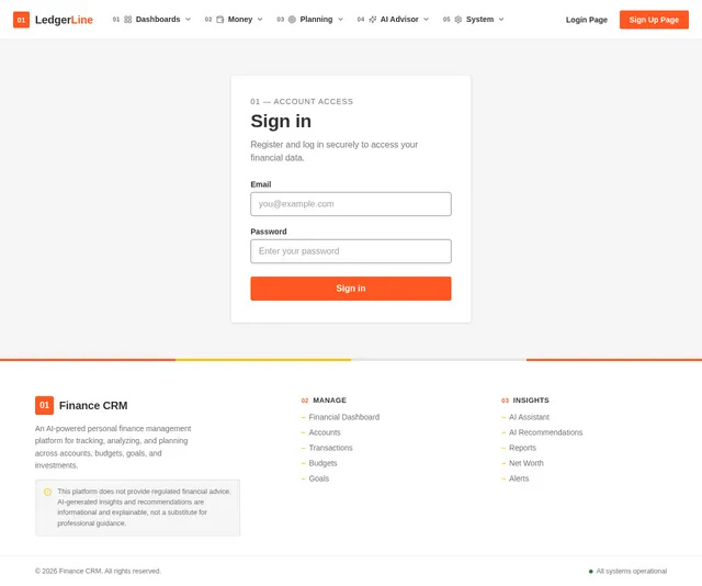 Login Page