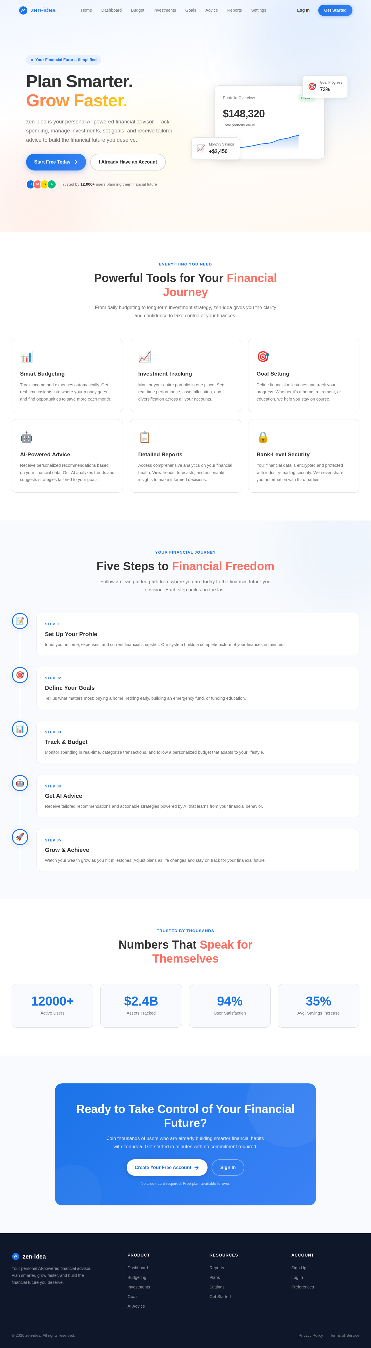 Landing design preview