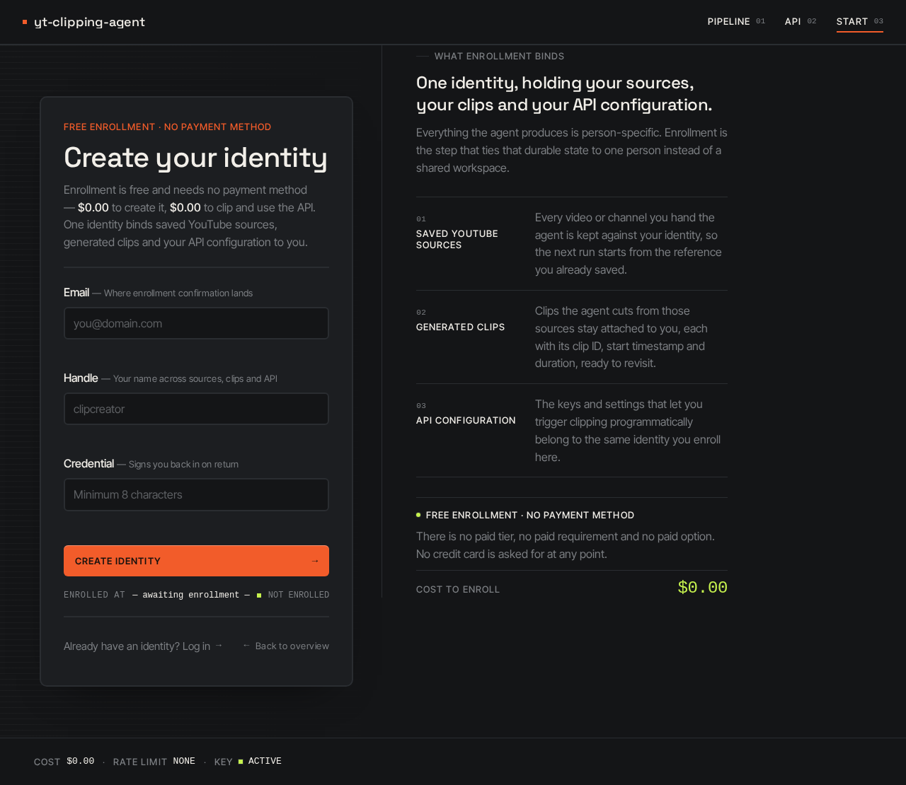 Sign Up design preview