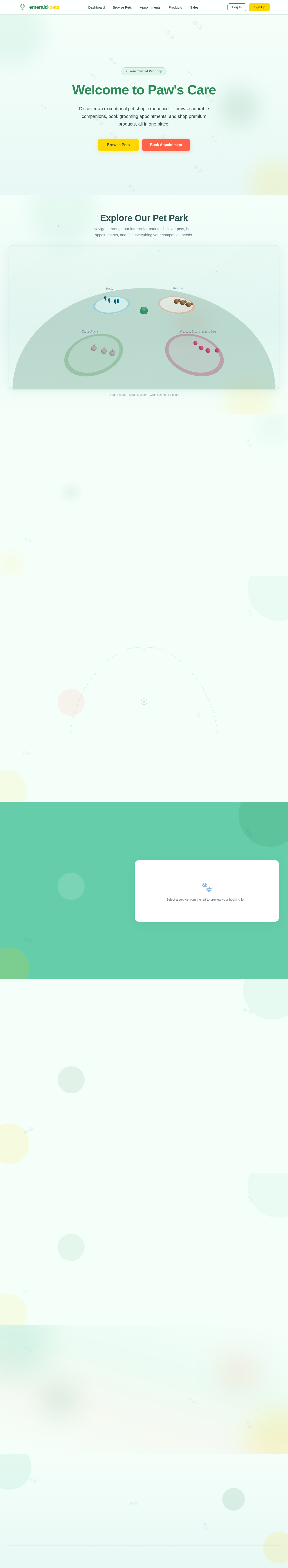 Landing design preview