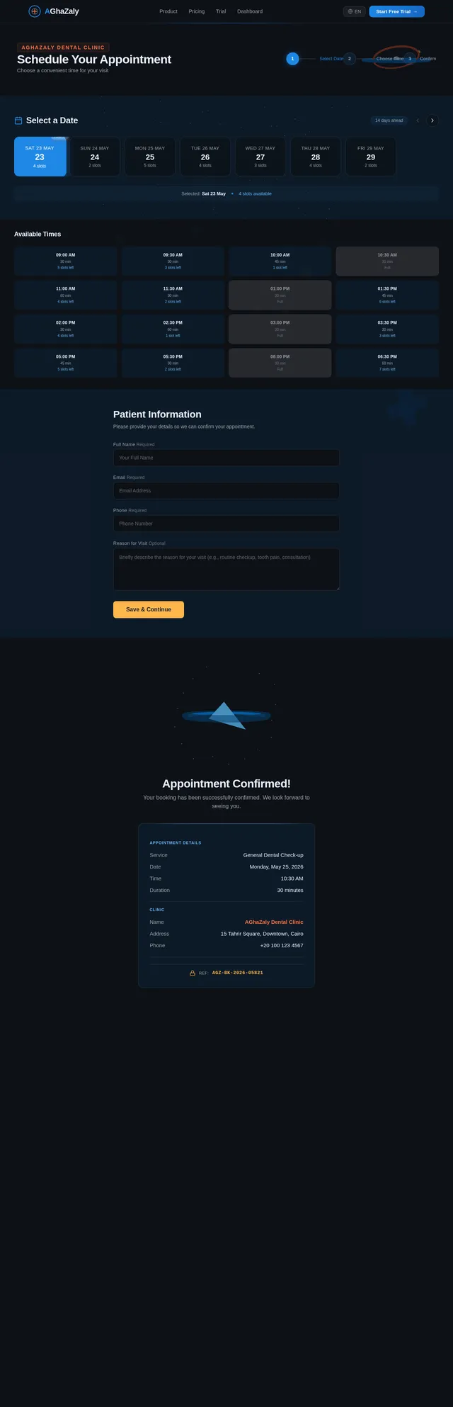 Booking
