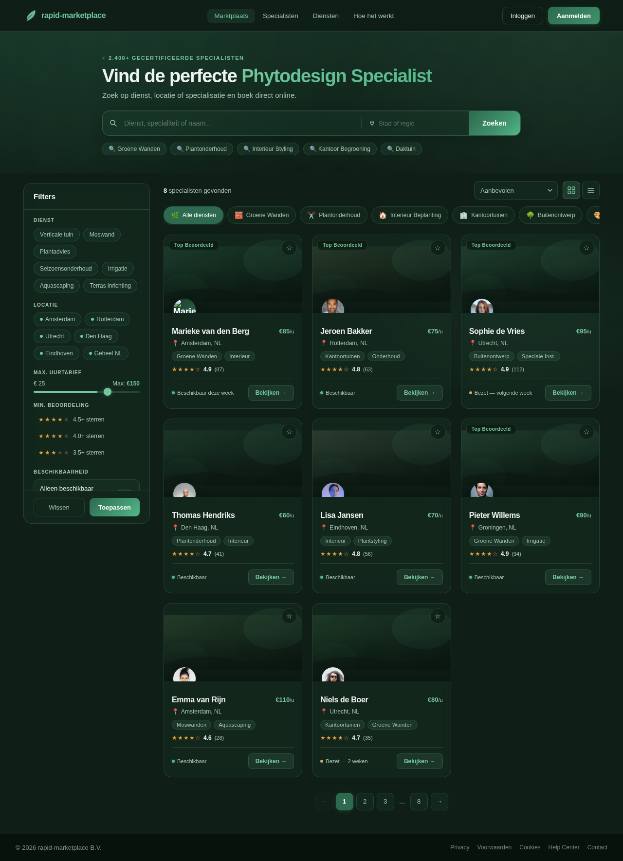 Marketplace design preview