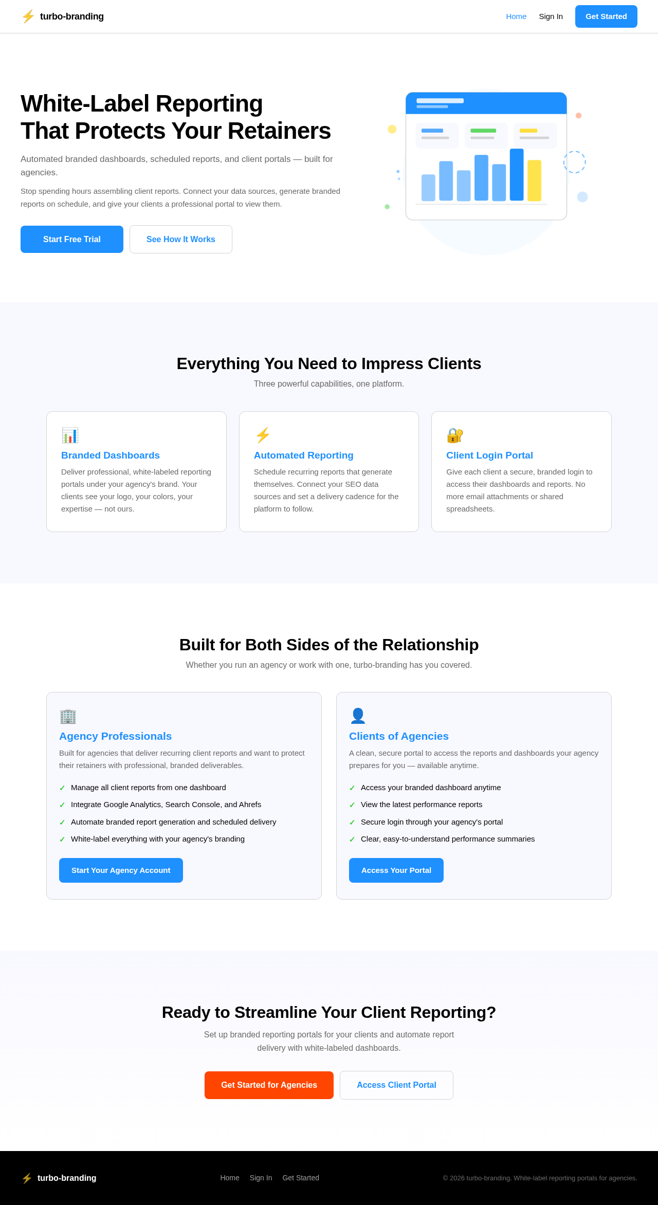 Landing design preview