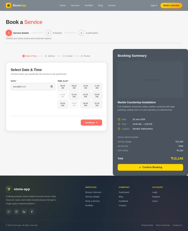 Booking