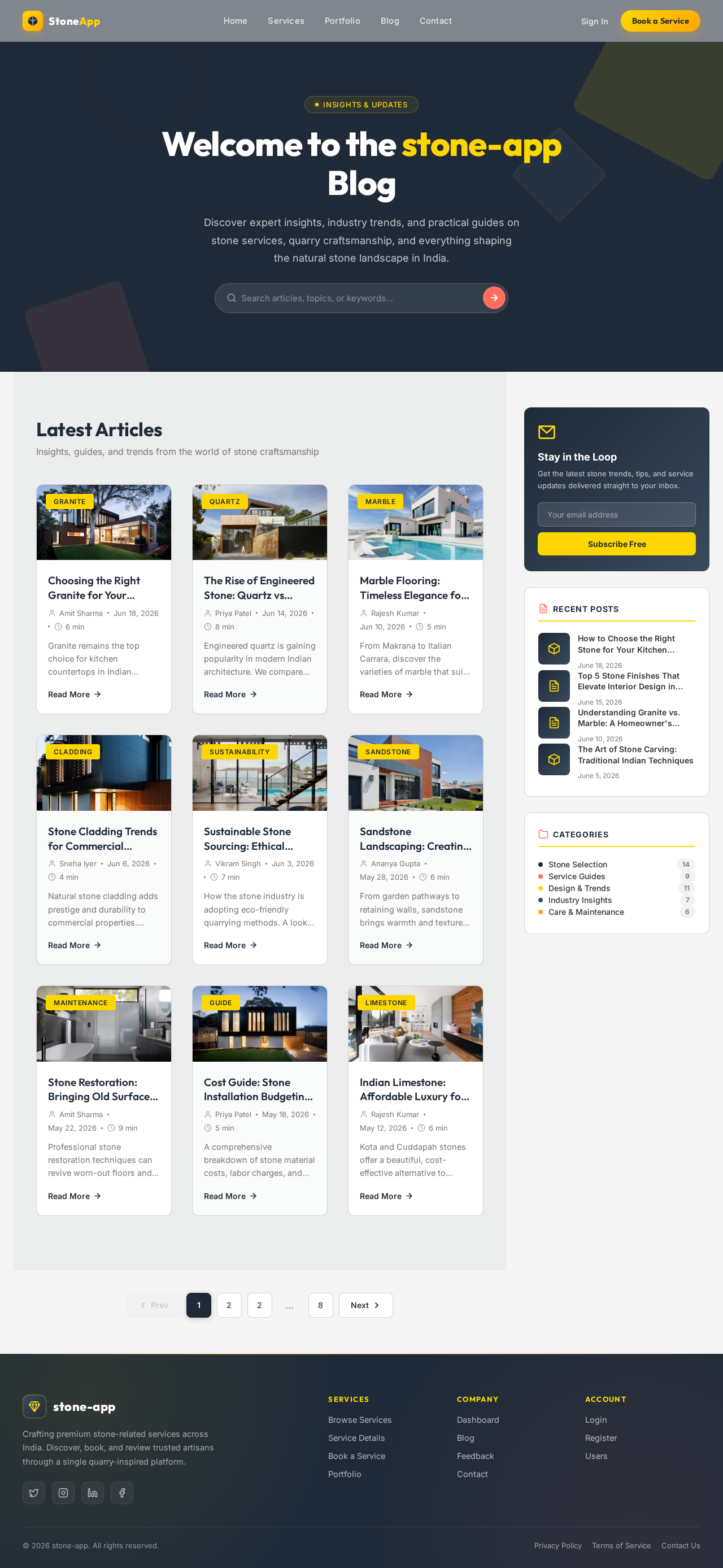 Blog design preview