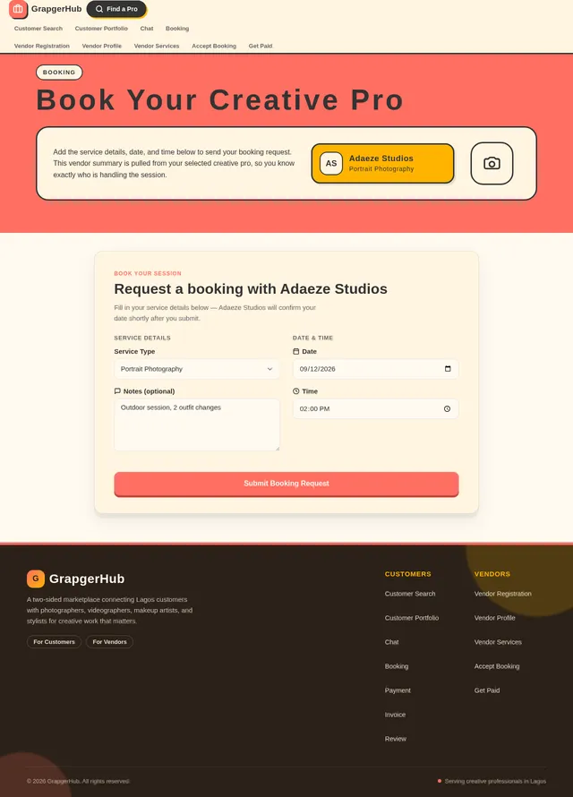 Booking