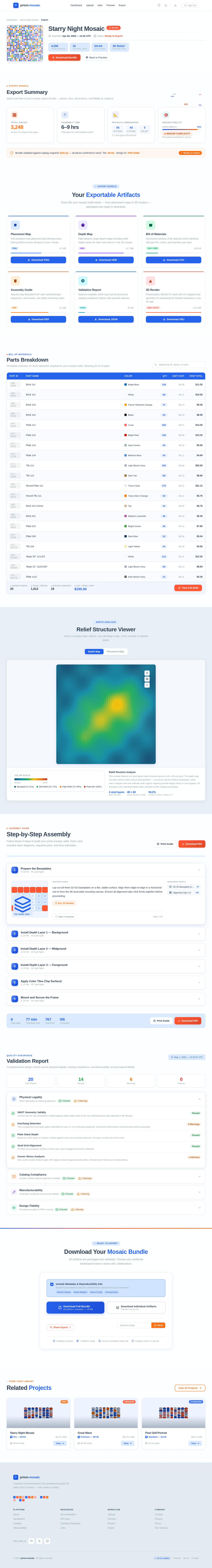 Export design preview