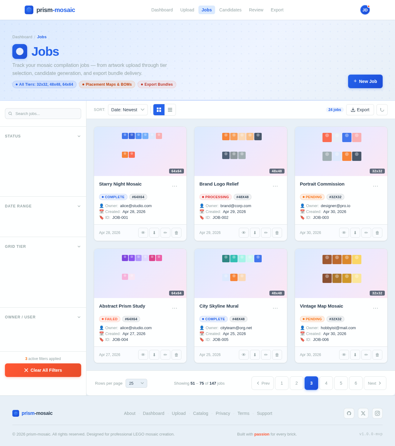 Jobs design preview