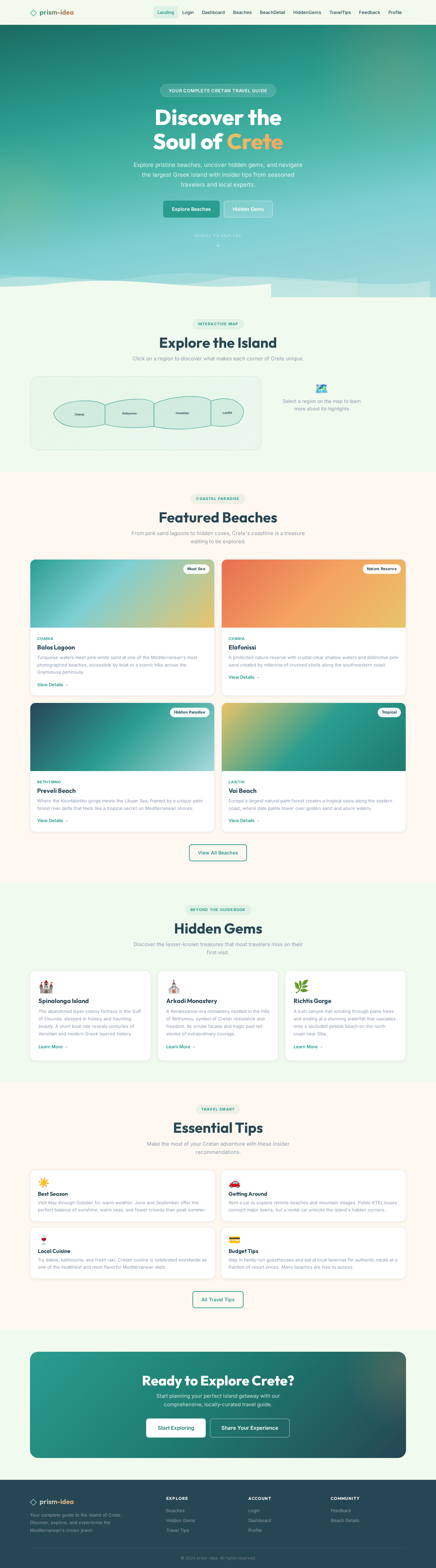 Landing design preview