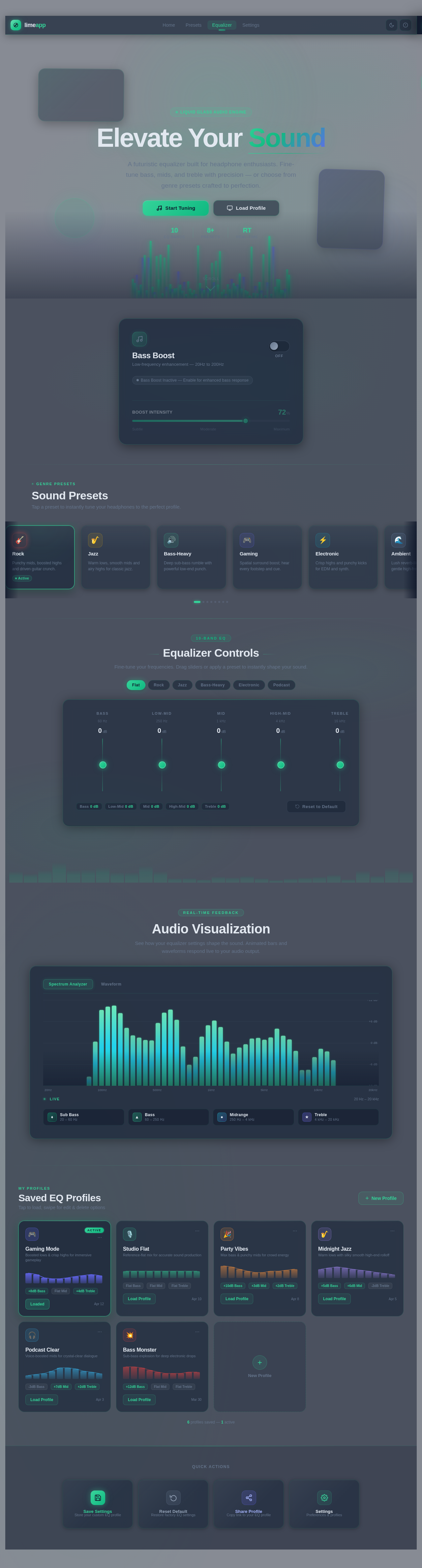 Equalizer design preview