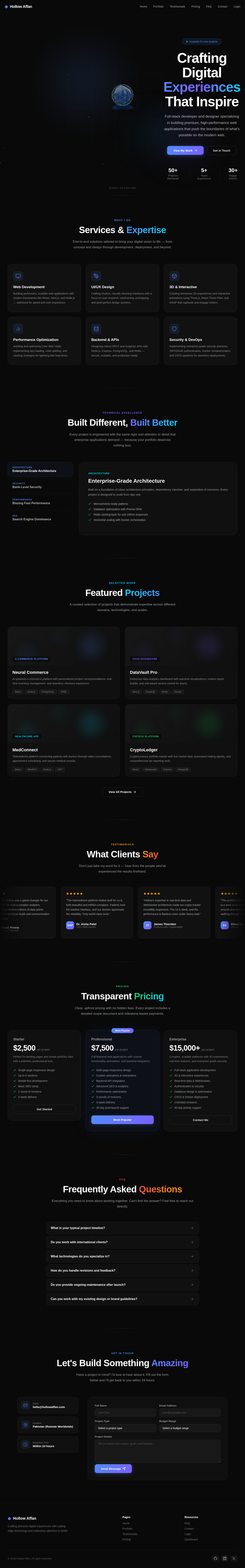 Homepage design preview