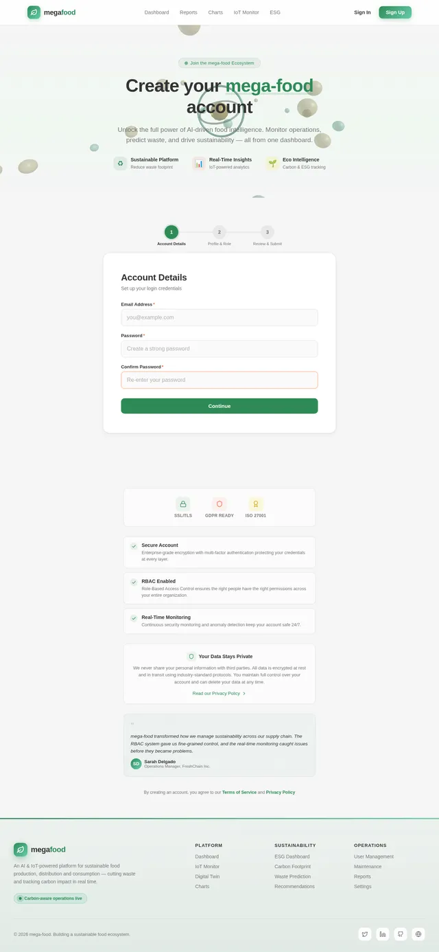 Signup