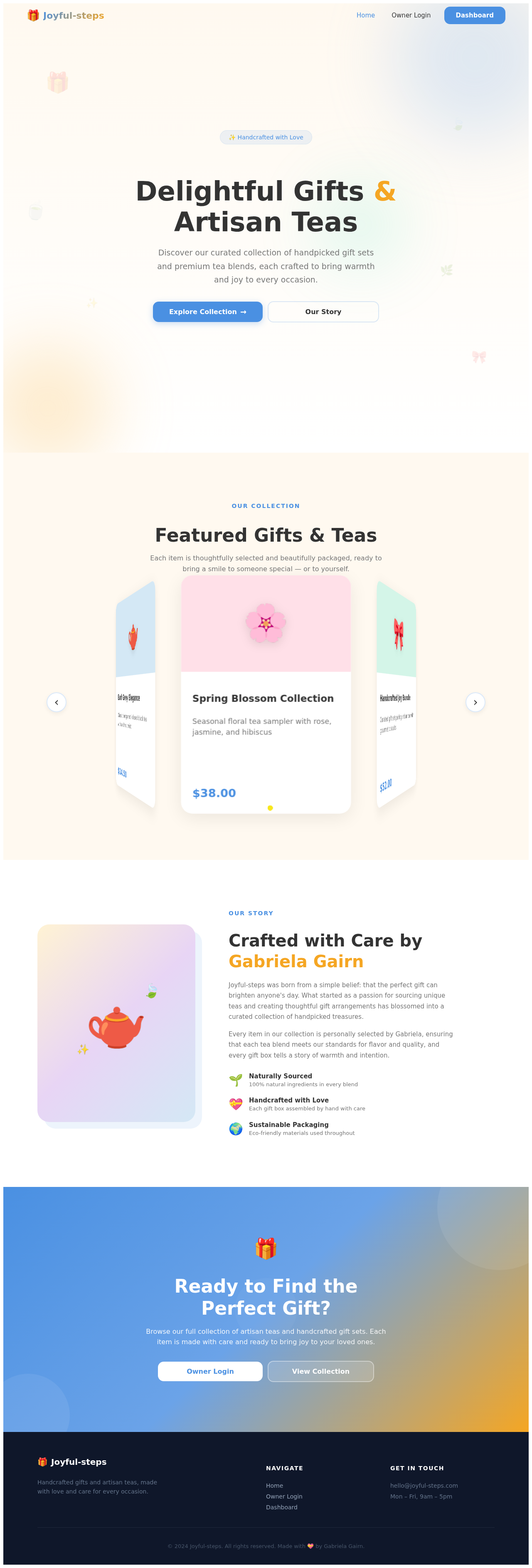 Landing design preview