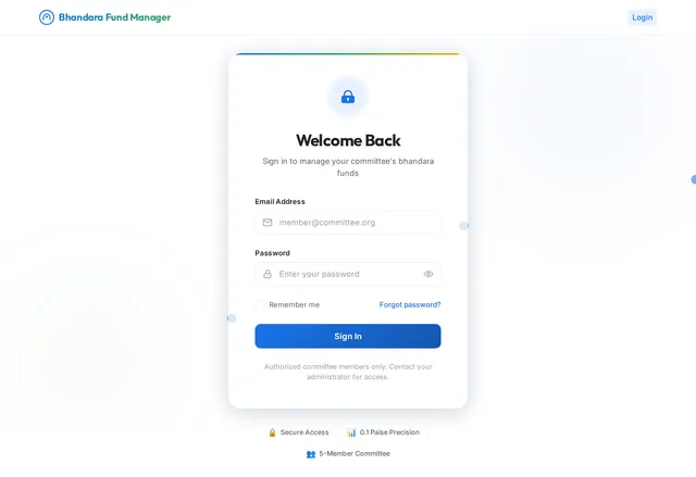 Login