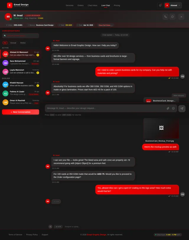 Live Chat