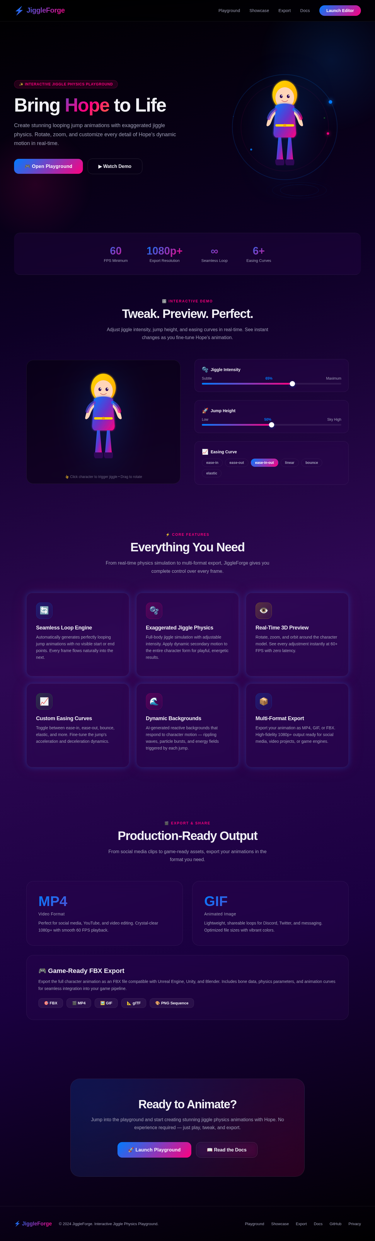 Landing design preview