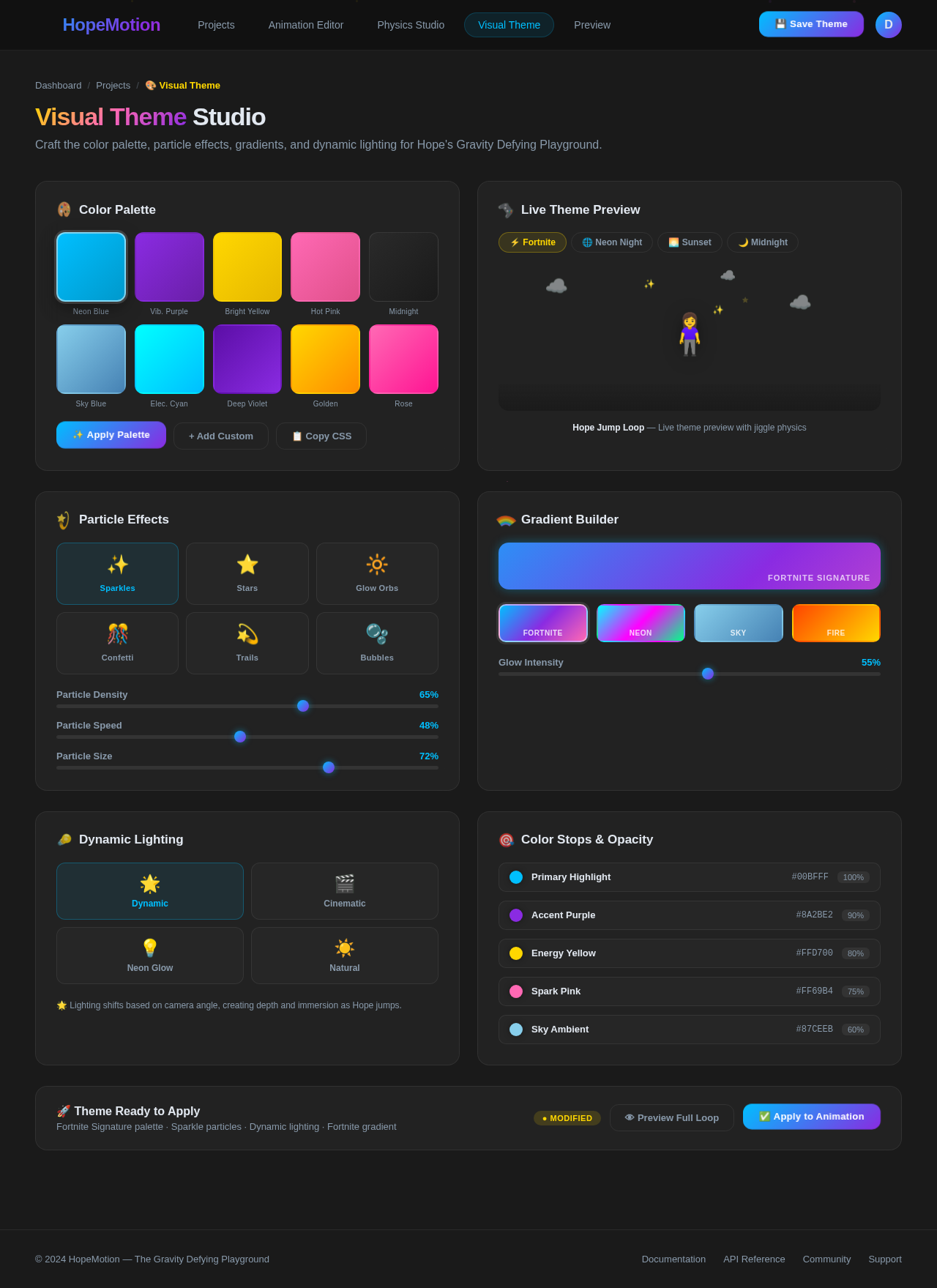 Visual Theme design preview