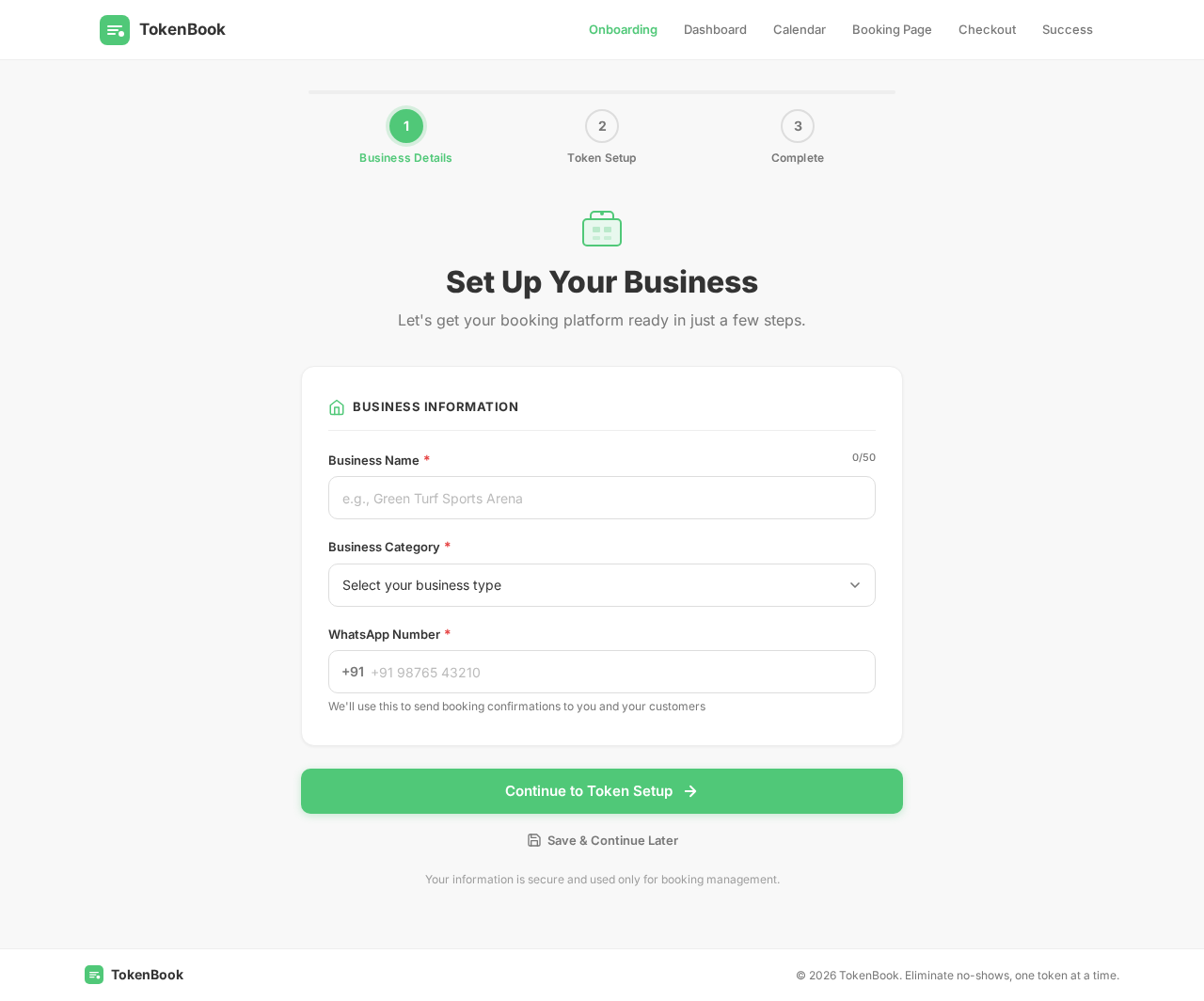 Onboarding design preview