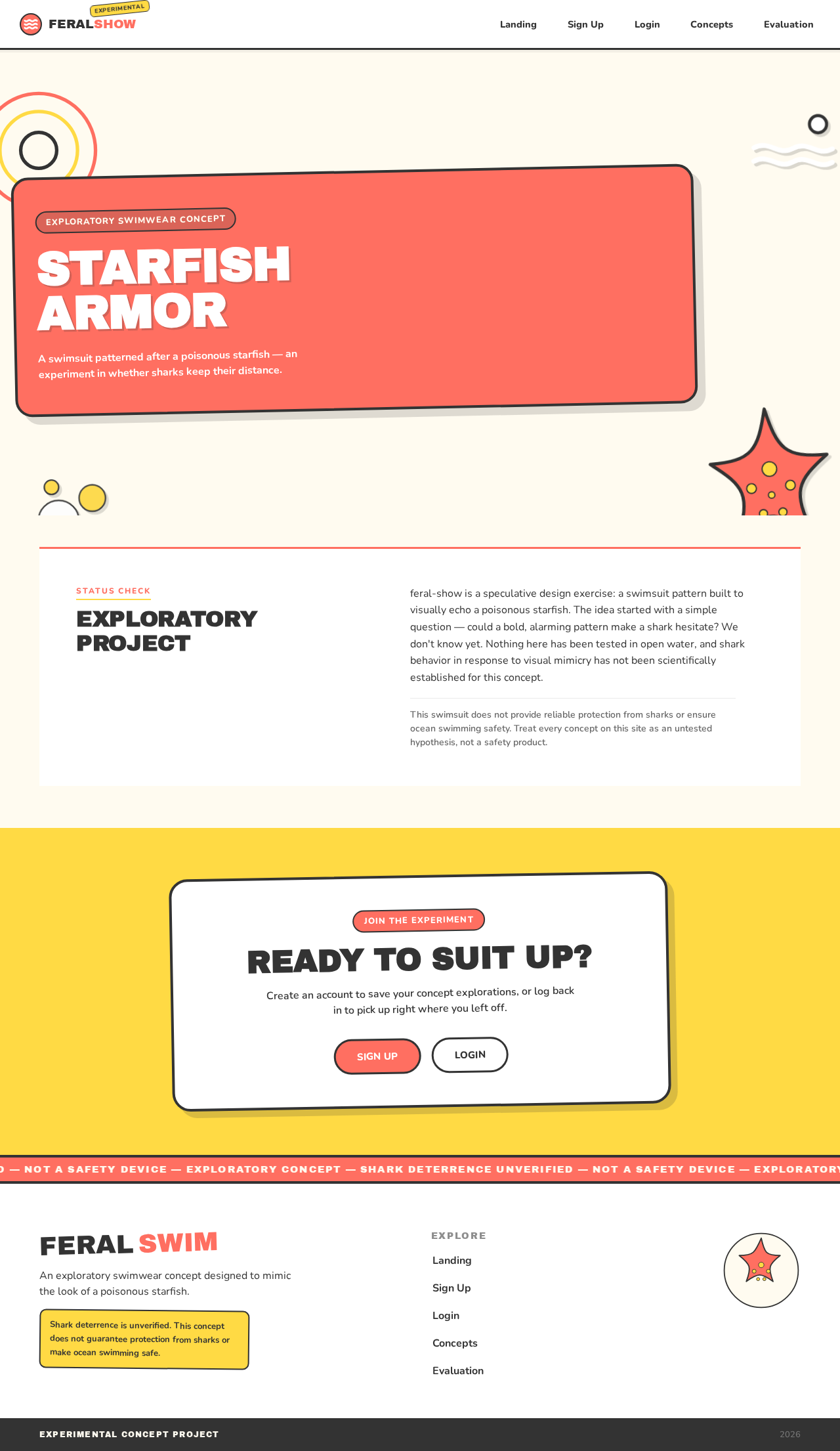 Landing design preview