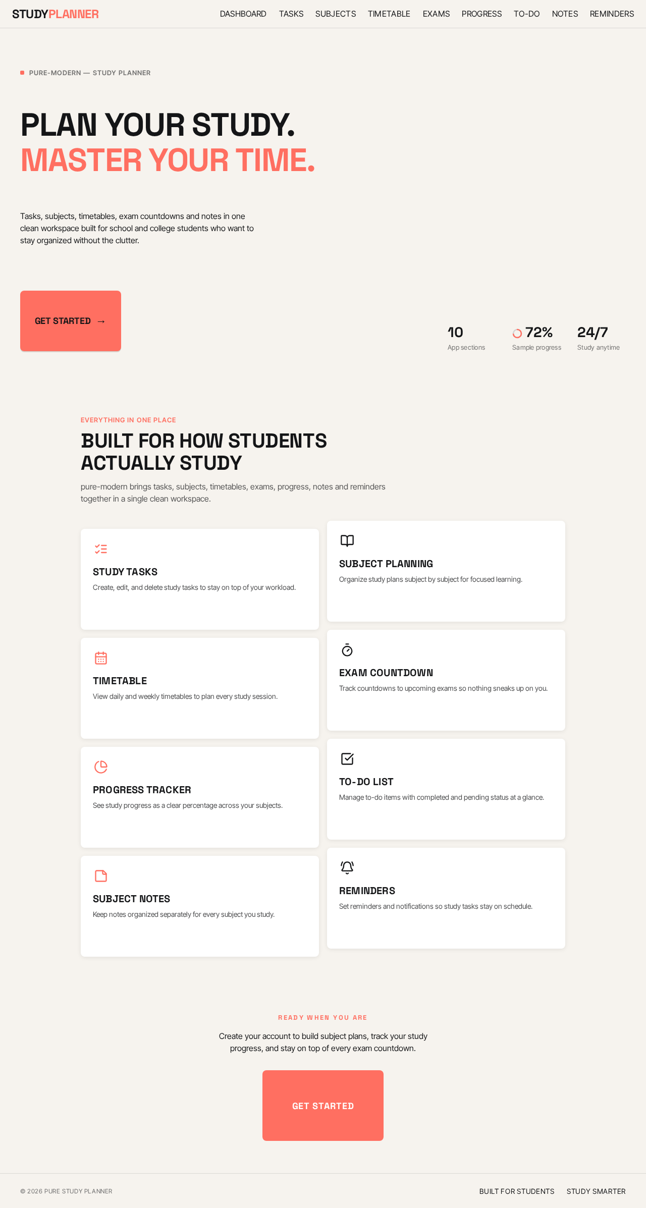 Landing design preview