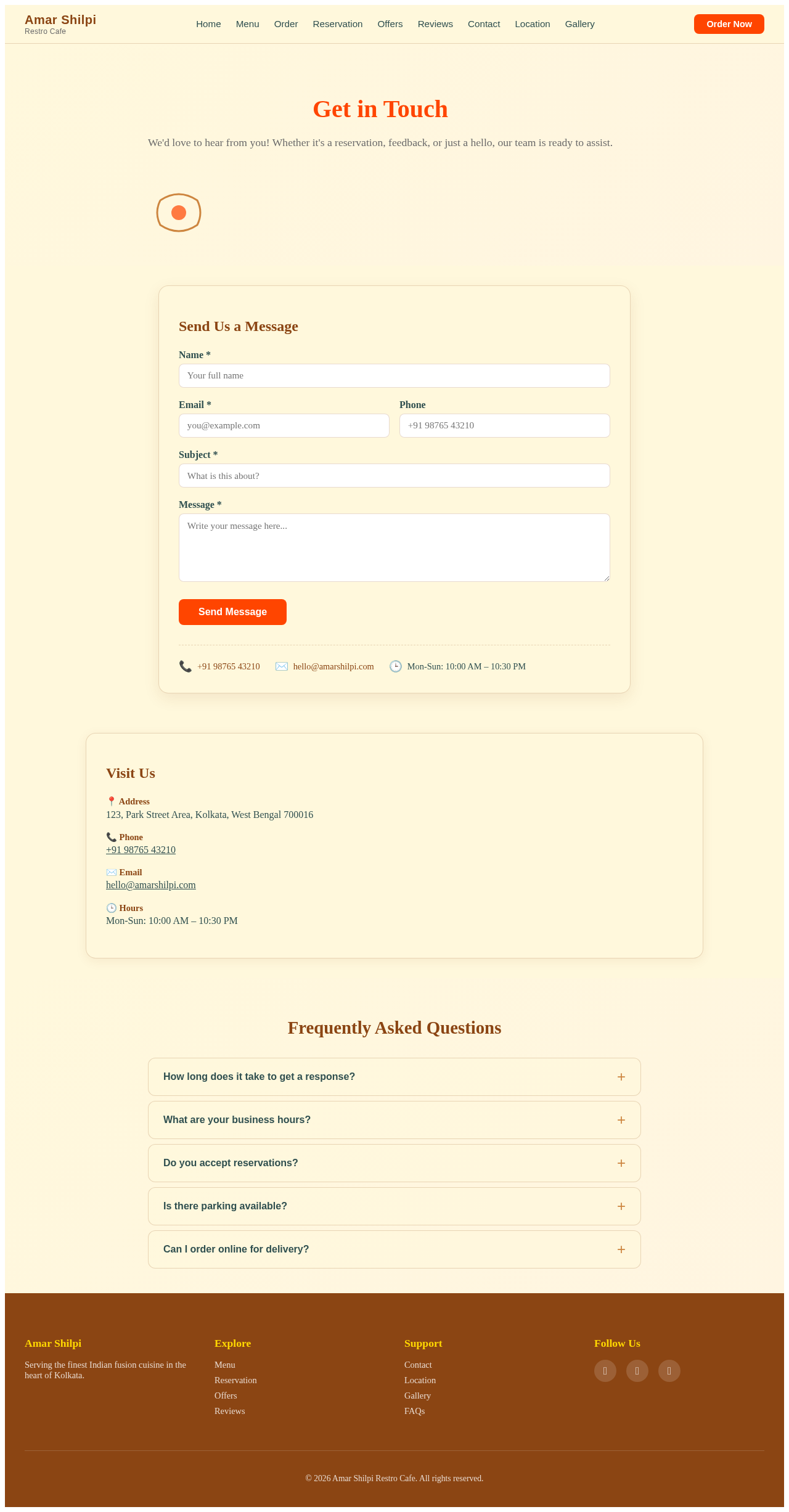 Contact design preview