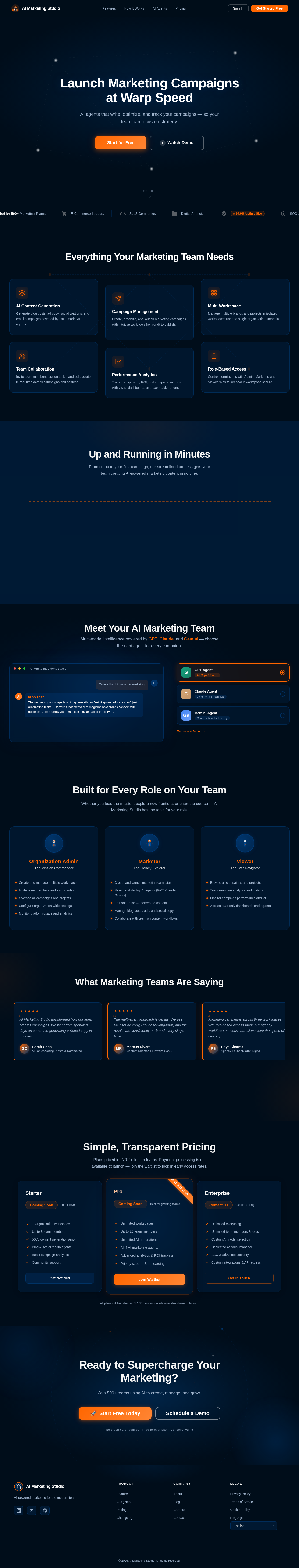 Landing design preview