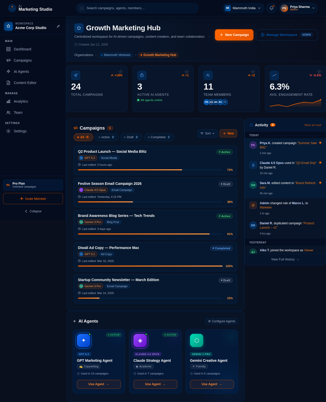 Workspace design preview