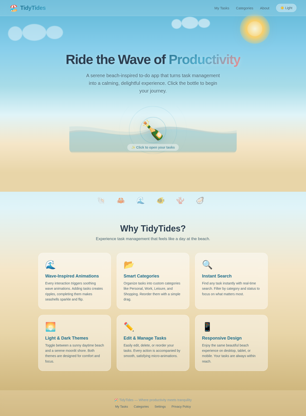 Landing design preview