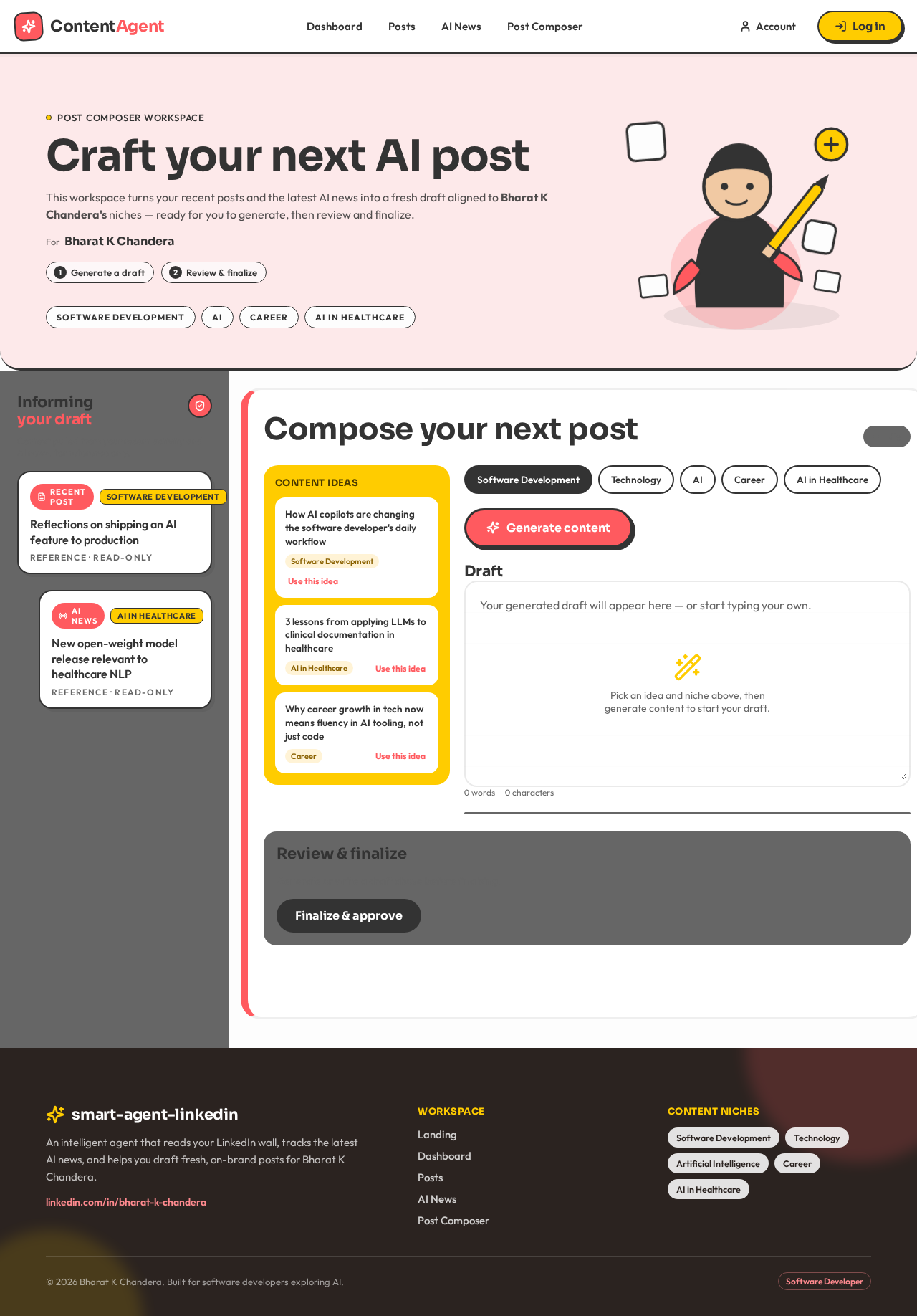 Post Composer design preview