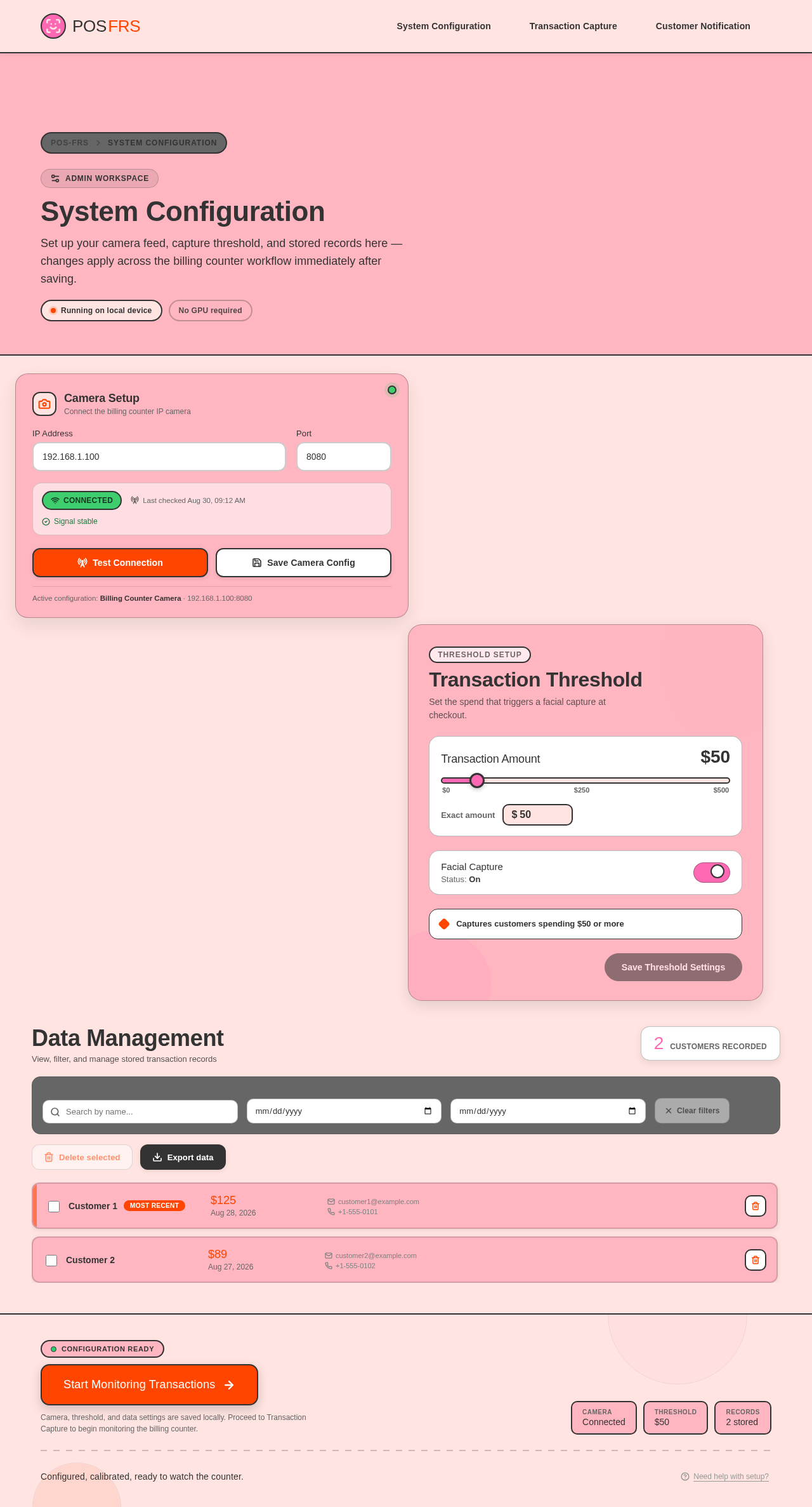 System Configuration design preview
