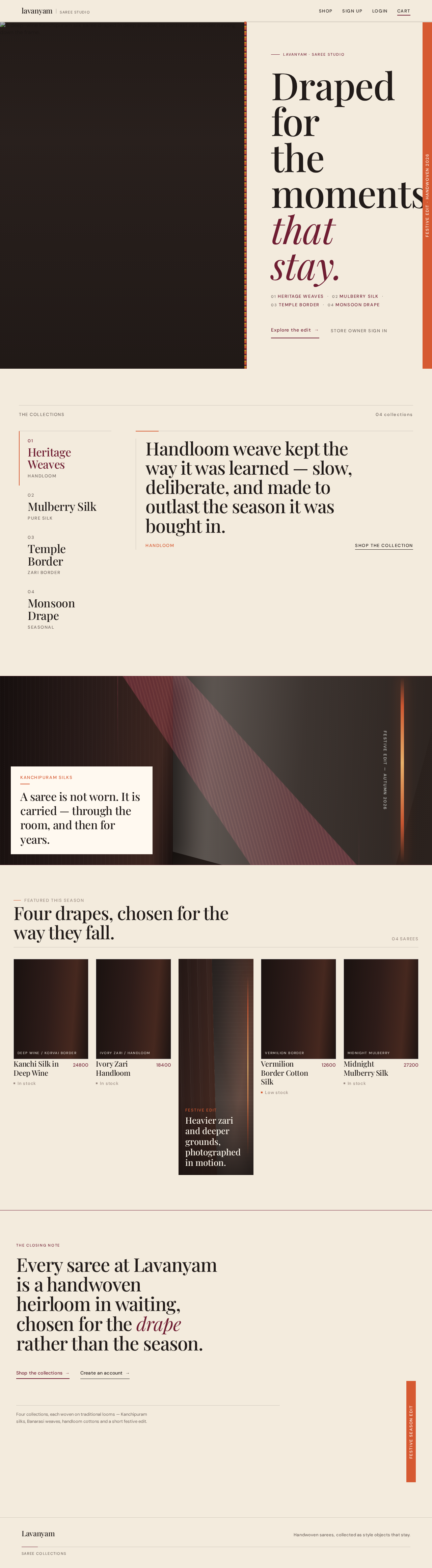 Landing design preview